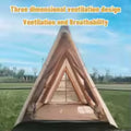 Triangle Inflatable Camping Tent – 2 Person, Waterproof & Windproof 4-Season Outdoor Shelter